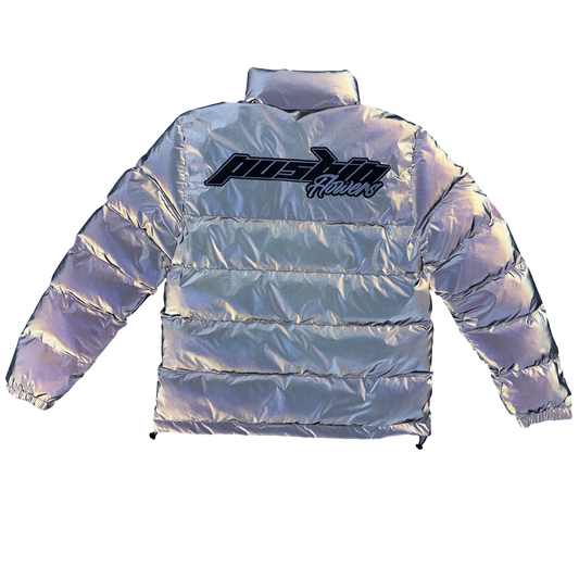 Pushin Flowers™ LumaBloom™ Light-Reflective Puffer Jacket Pushin Flowers