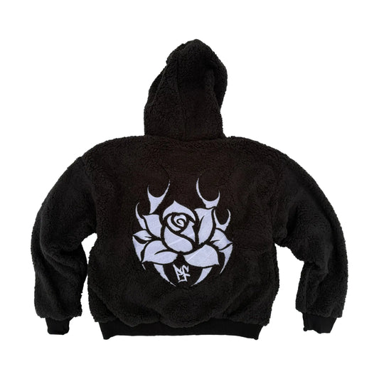 Pushing Flowers “Eternal Bloom” Sherpa Hoodie
