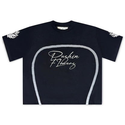 Pushin Flowers leaf print shirt PF streetwear