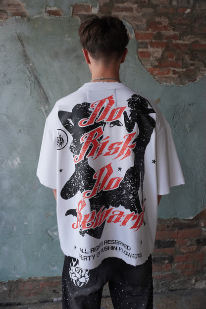 Pushin Flowers Atlanta graphic tee – PF City Series streetwear, back graphic detail
