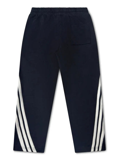 Pushin Flowers striped pants side stripe detail