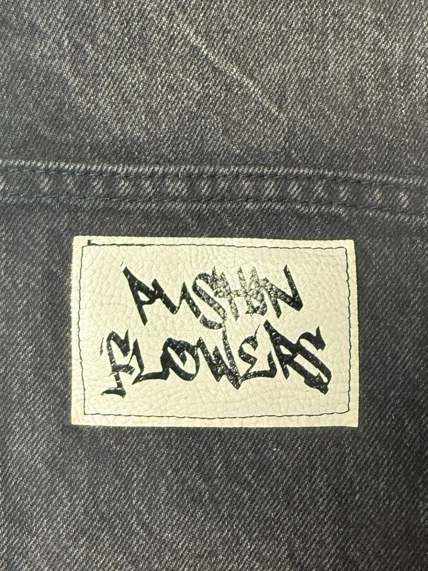 PF Rhinestone Patch Jeans Pushin Flowers