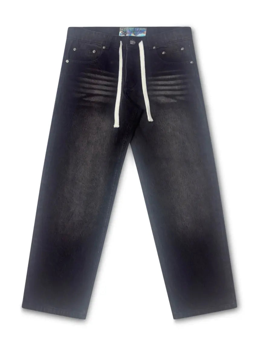 PF Baggy Denim Jeans Pushin Flowers