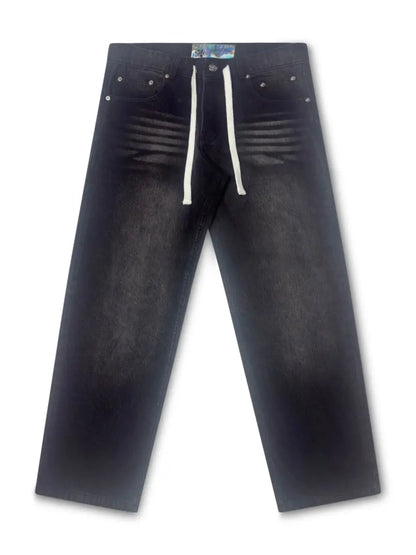 PF Baggy Denim Jeans Pushin Flowers