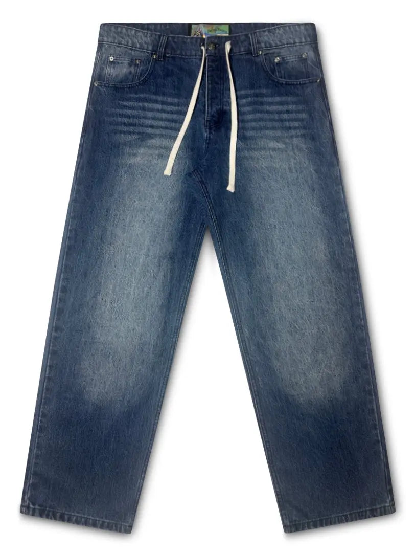PF Baggy Denim Jeans Pushin Flowers