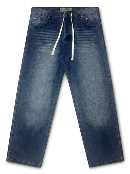 PF Baggy Denim Jeans Pushin Flowers
