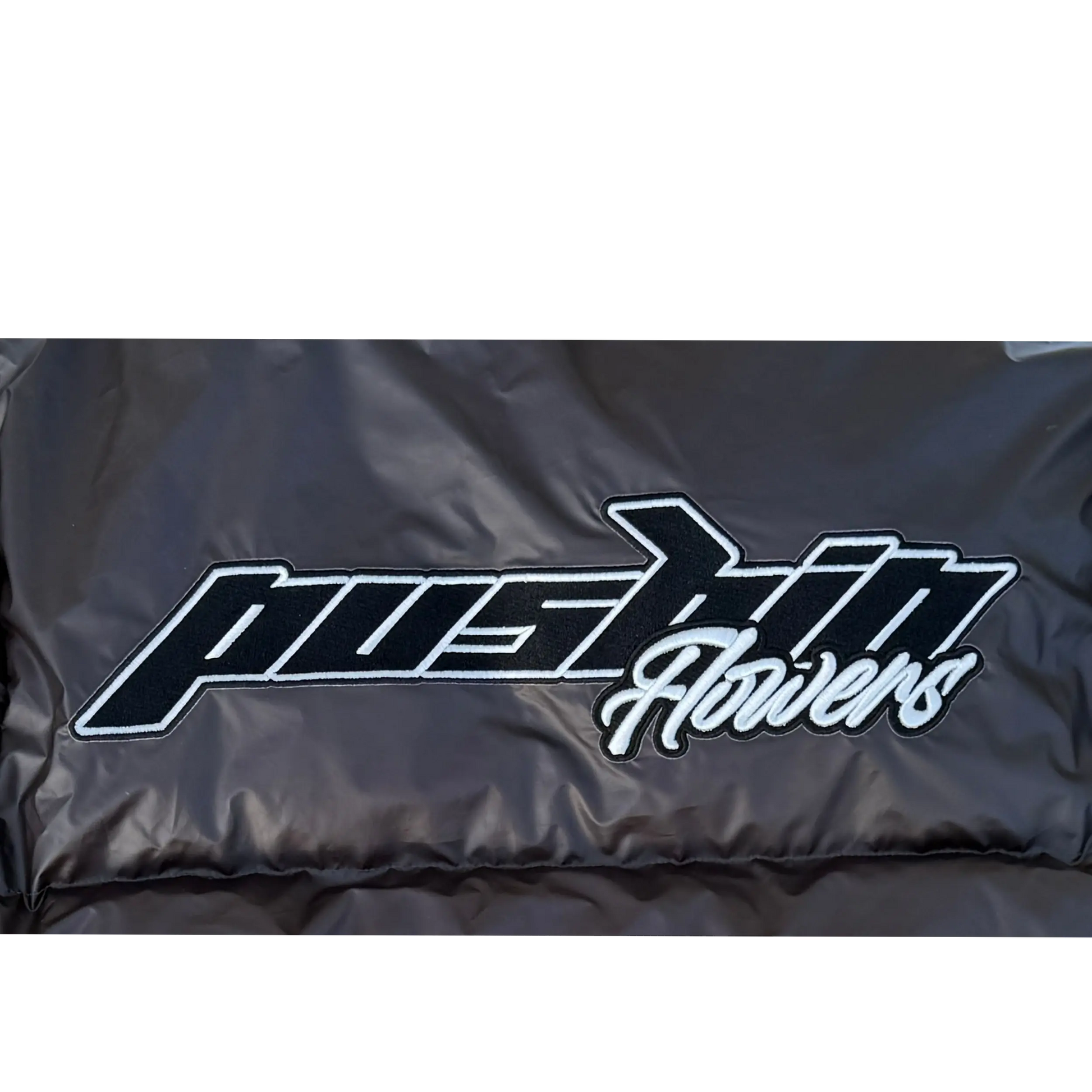 Pushin Flowers™ ThermoFade™ Heat-Reactive Black-to-White Puffer Jacket Pushin Flowers