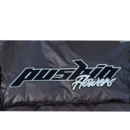 Pushin Flowers™ ThermoFade™ Heat-Reactive Black-to-White Puffer Jacket Pushin Flowers