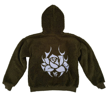 Pushing Flowers “Eternal Bloom” Sherpa Hoodie